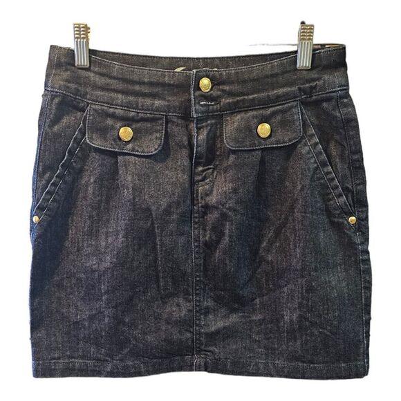 Juicy Couture Dresses & Skirts - Juicy Couture Women's SZ 25 Denim Zipper button Mini Skirt Y2K
